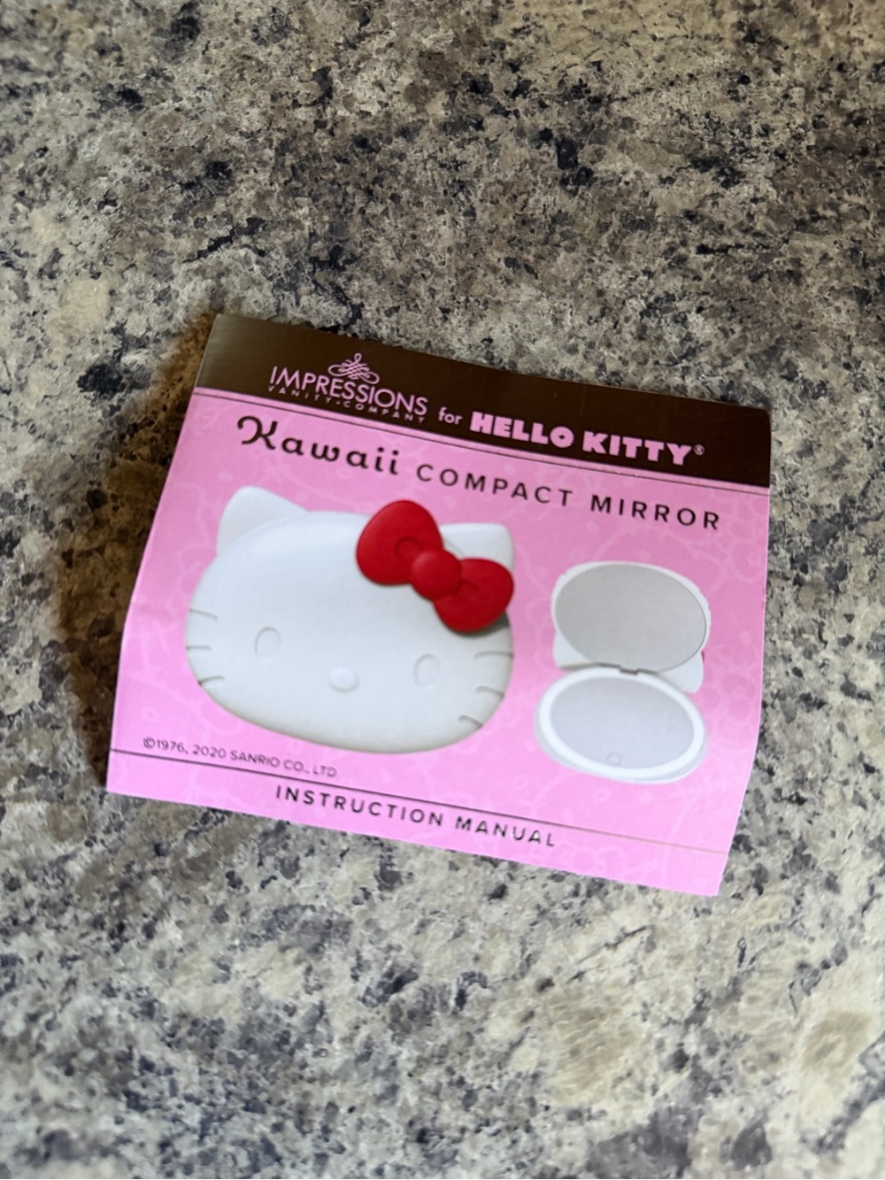 Impressions White and Red Hello Kitty Makeup mirror - Picture 8 of 9